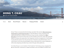 Tablet Screenshot of hongtchau.com